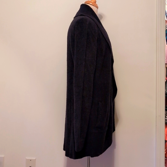 Barefoot Dreams Navy Knit Cardigan Sweater - Picture 8 of 11